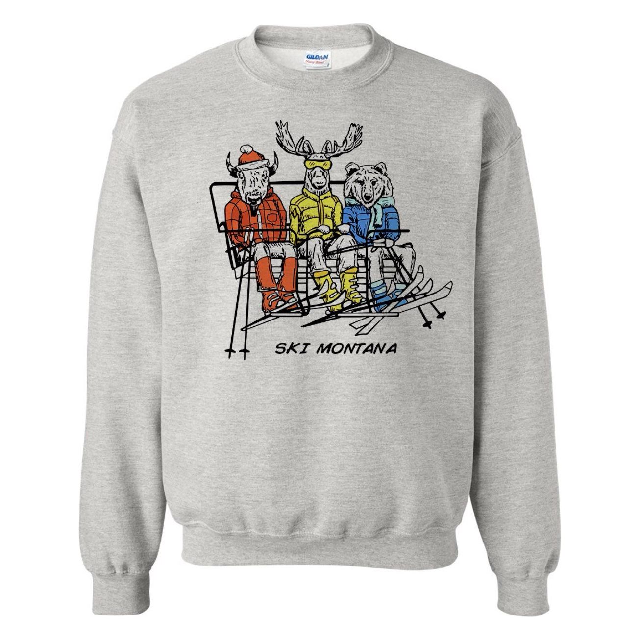 "Montana Ski Lift" Pullover