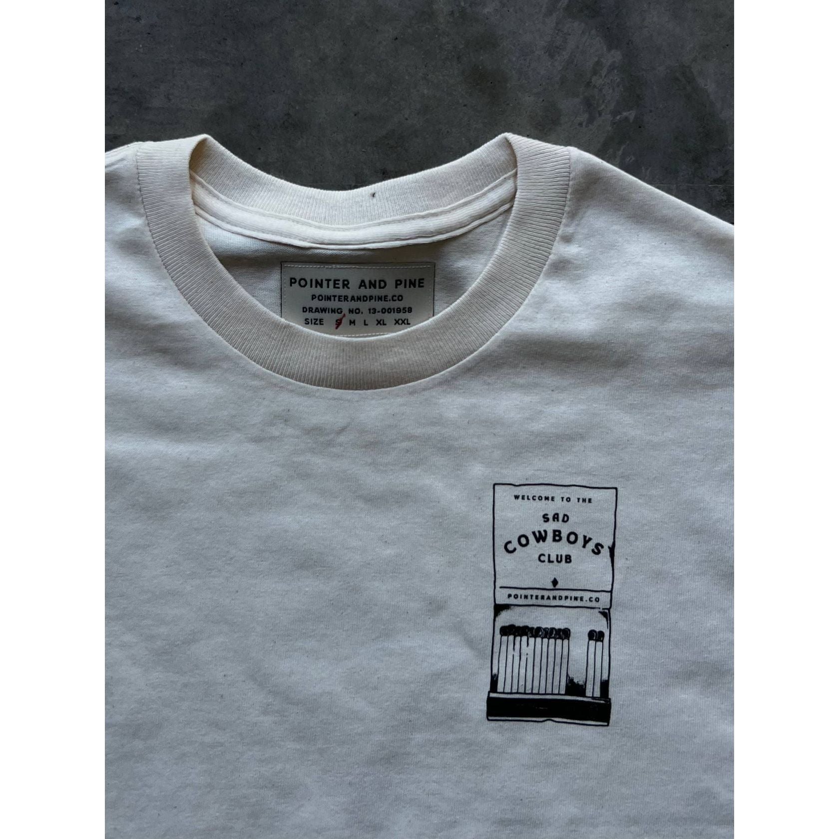 Sad Cowboy Club Matchbook Tee