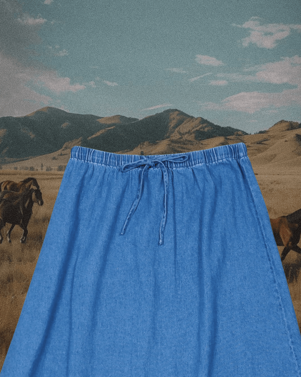 Tiered Denim Maxi Skirt - Intrigue Ink Visit Bozeman, Unique Shopping Boutique in Montana, Work from Home Clothes for Women