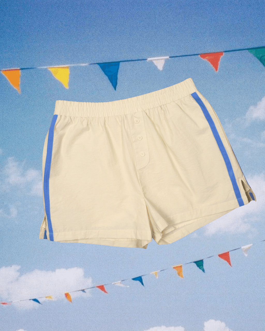 Blue Stripe Boxer Short - Intrigue Ink Visit Bozeman, Unique Shopping Boutique in Montana, Work from Home Clothes for Women