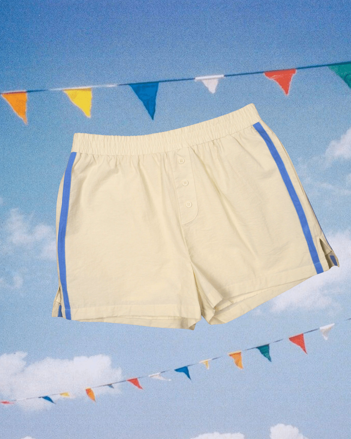 Blue Stripe Boxer Short - Intrigue Ink Visit Bozeman, Unique Shopping Boutique in Montana, Work from Home Clothes for Women