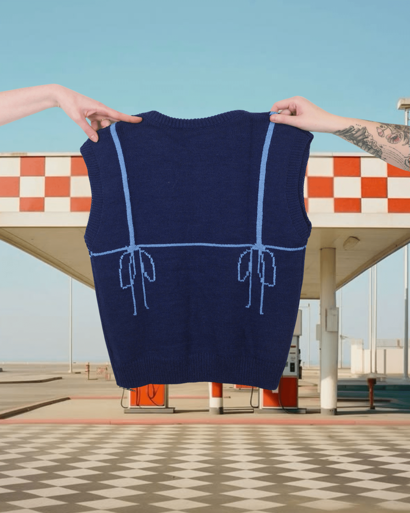 Bikini Bra Knit Sweater Vest - Intrigue Ink Visit Bozeman, Unique Shopping Boutique in Montana, Work from Home Clothes for Women