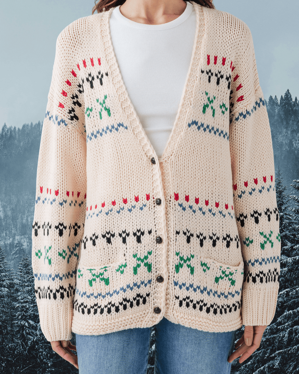 Chunky Knit Cardigan - Intrigue Ink Visit Bozeman, Unique Shopping Boutique in Montana, Work from Home Clothes for Women