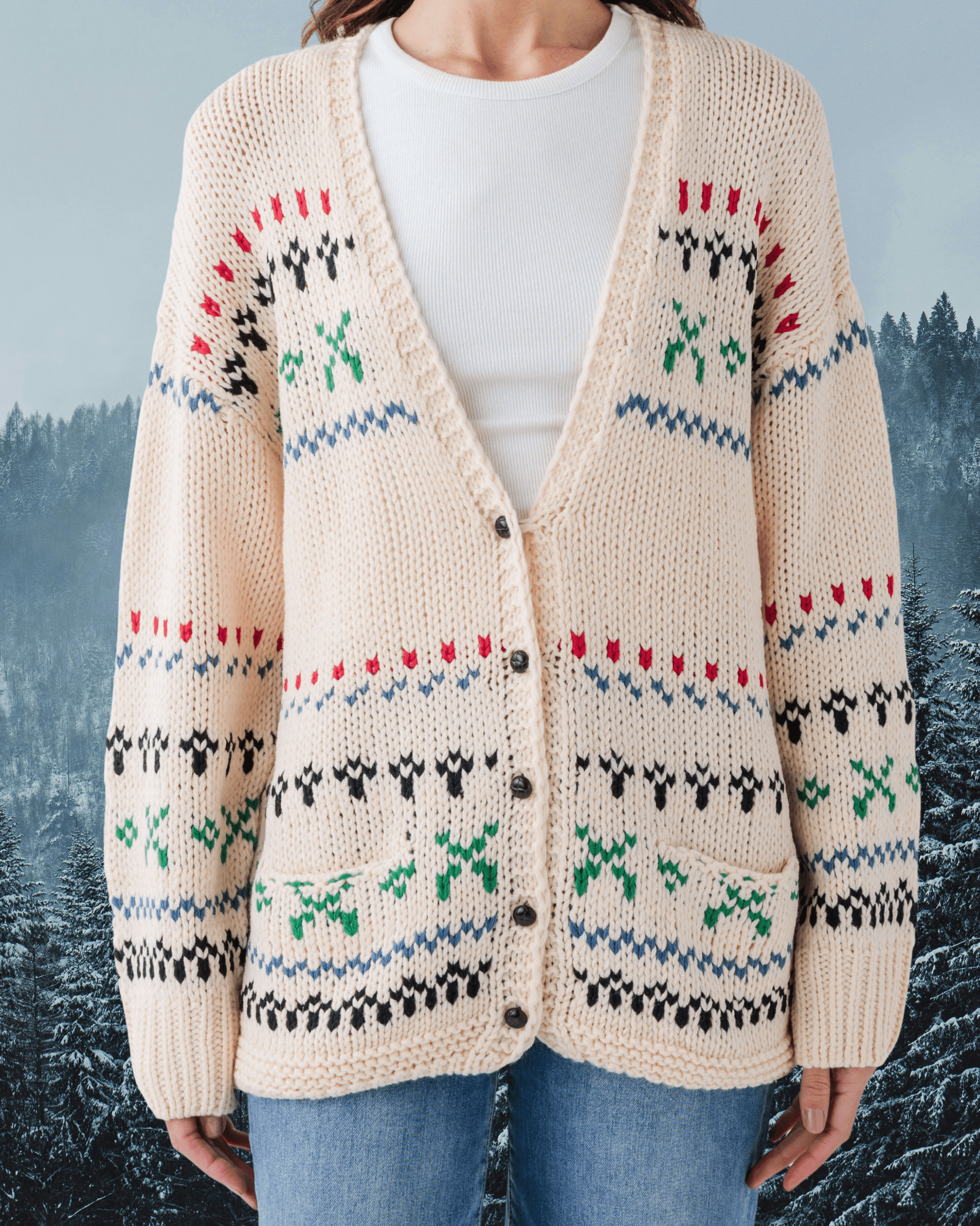 Chunky Knit Cardigan - Intrigue Ink Visit Bozeman, Unique Shopping Boutique in Montana, Work from Home Clothes for Women