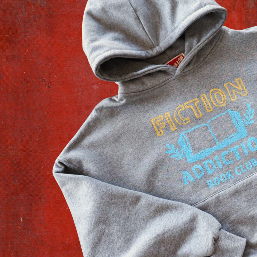 "Fiction Addiction" Hoodie - Intrigue Ink Visit Bozeman, Unique Shopping Boutique in Montana, Work from Home Clothes for Women