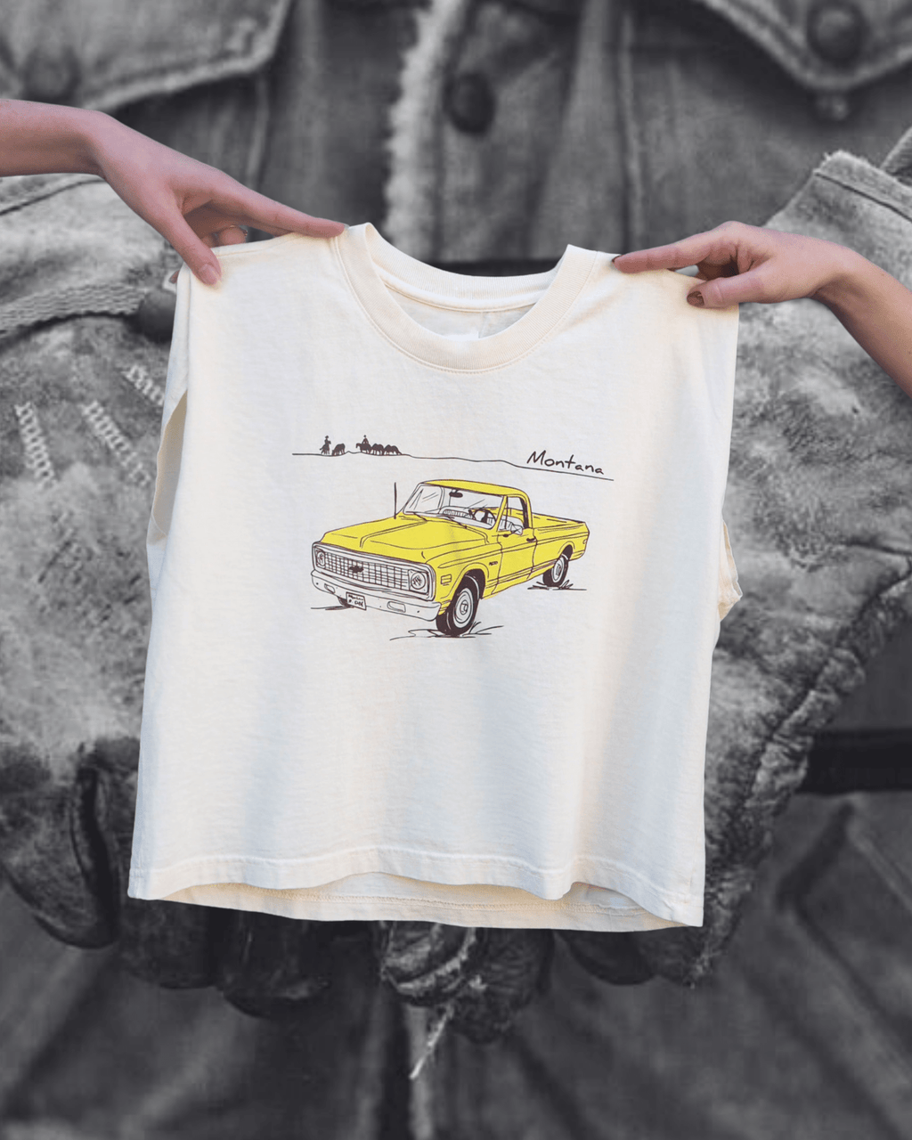 "Montana Chevy" Muscle Tank - Intrigue Ink Visit Bozeman, Unique Shopping Boutique in Montana, Work from Home Clothes for Women