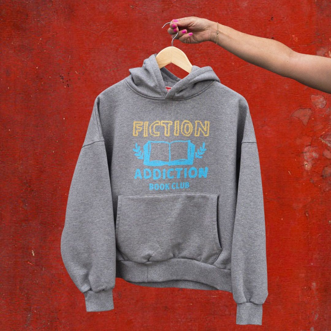 "Fiction Addiction" Hoodie - Intrigue Ink Visit Bozeman, Unique Shopping Boutique in Montana, Work from Home Clothes for Women