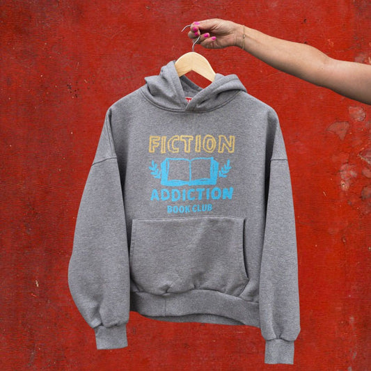 "Fiction Addiction" Hoodie - Intrigue Ink Visit Bozeman, Unique Shopping Boutique in Montana, Work from Home Clothes for Women