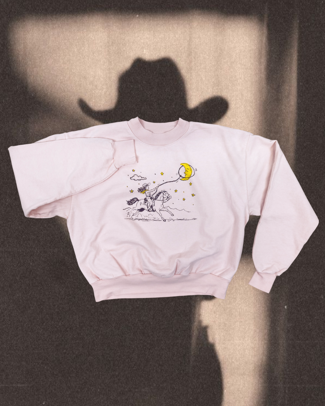 "Moon Catcher" Crop Pullover