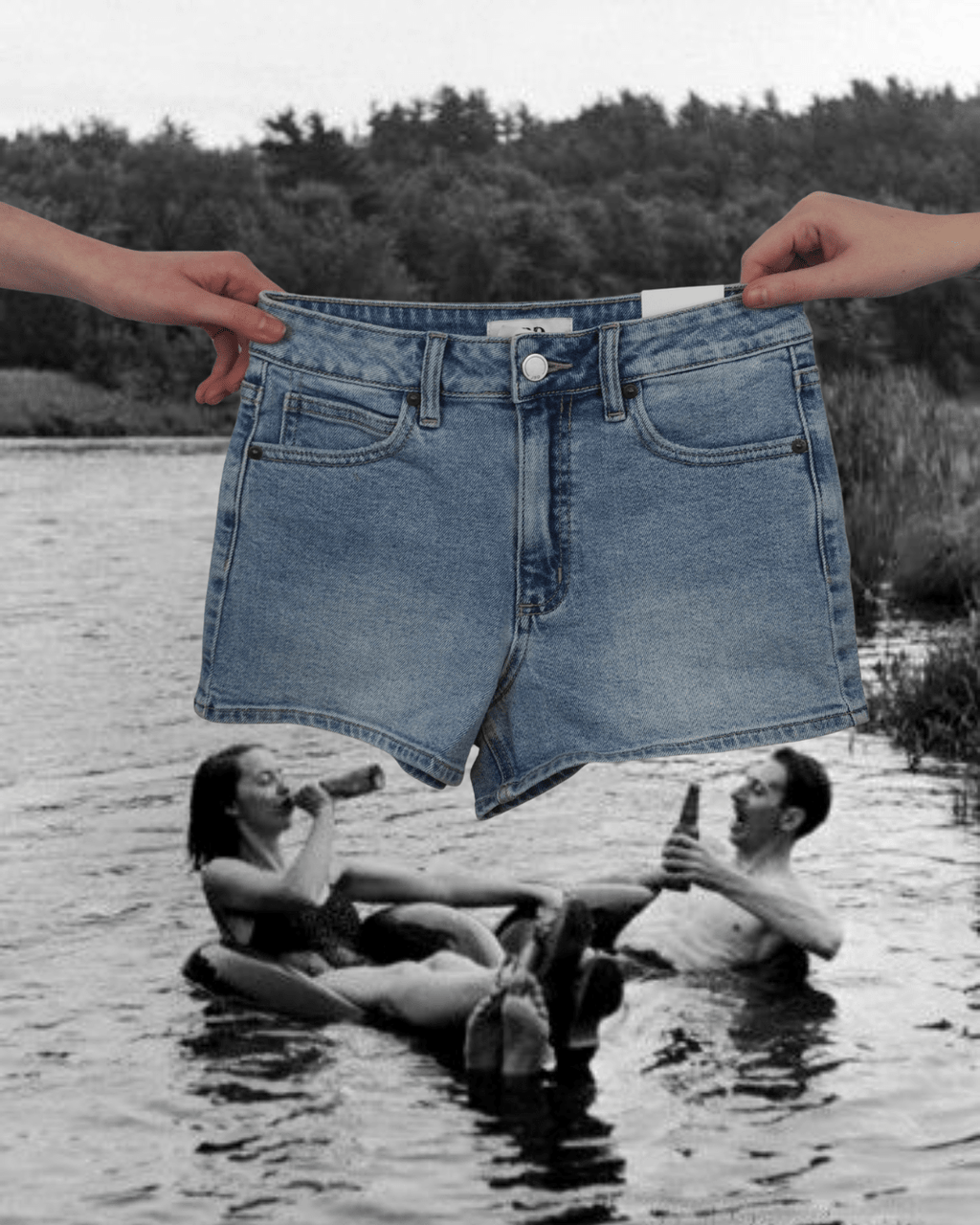 Light Denim Classic Hem Short - Intrigue Ink Visit Bozeman, Unique Shopping Boutique in Montana, Work from Home Clothes for Women