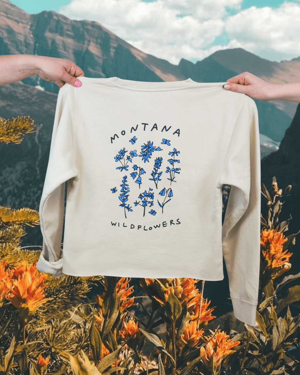 "Montana Meadow" Pullover - Intrigue Ink Visit Bozeman, Unique Shopping Boutique in Montana, Work from Home Clothes for Women