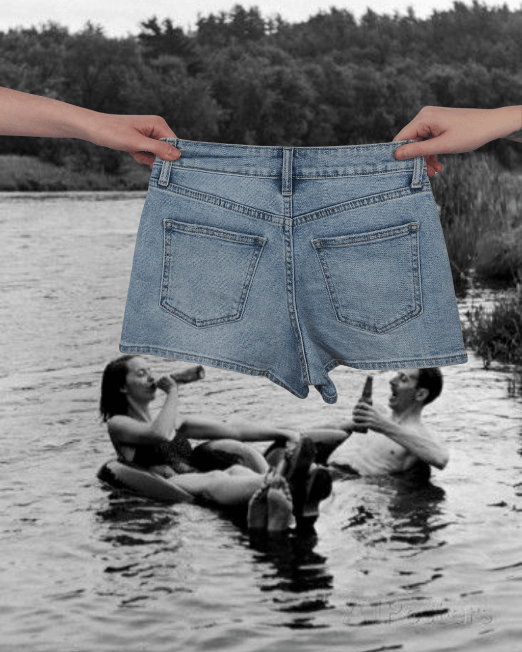 Light Denim Classic Hem Short - Intrigue Ink Visit Bozeman, Unique Shopping Boutique in Montana, Work from Home Clothes for Women