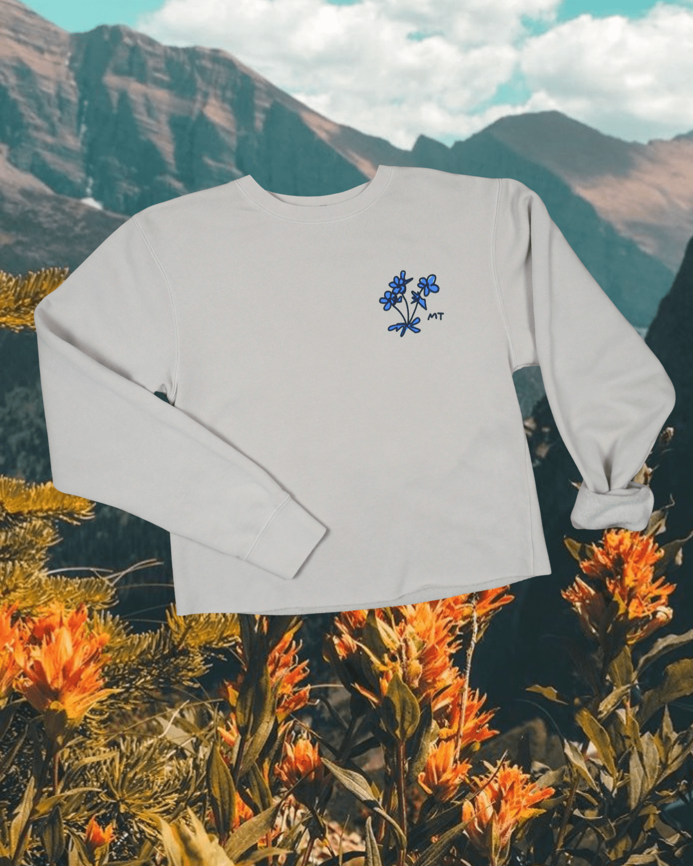 "Montana Meadow" Pullover - Intrigue Ink Visit Bozeman, Unique Shopping Boutique in Montana, Work from Home Clothes for Women