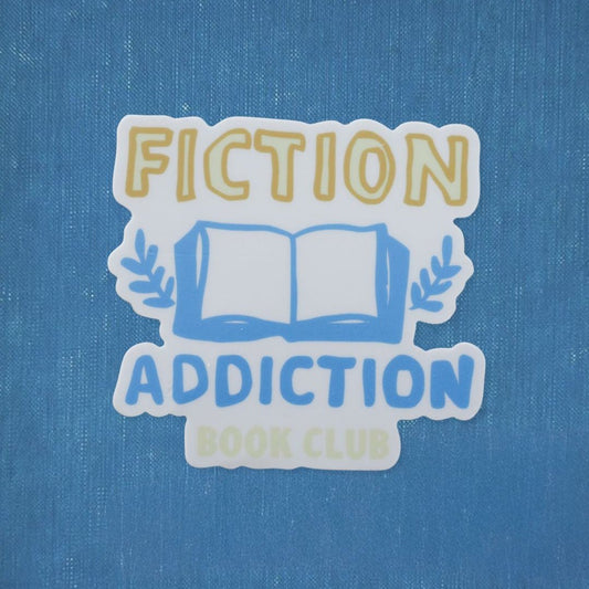 "Fiction Addiction" Sticker - Intrigue Ink Visit Bozeman, Unique Shopping Boutique in Montana, Work from Home Clothes for Women