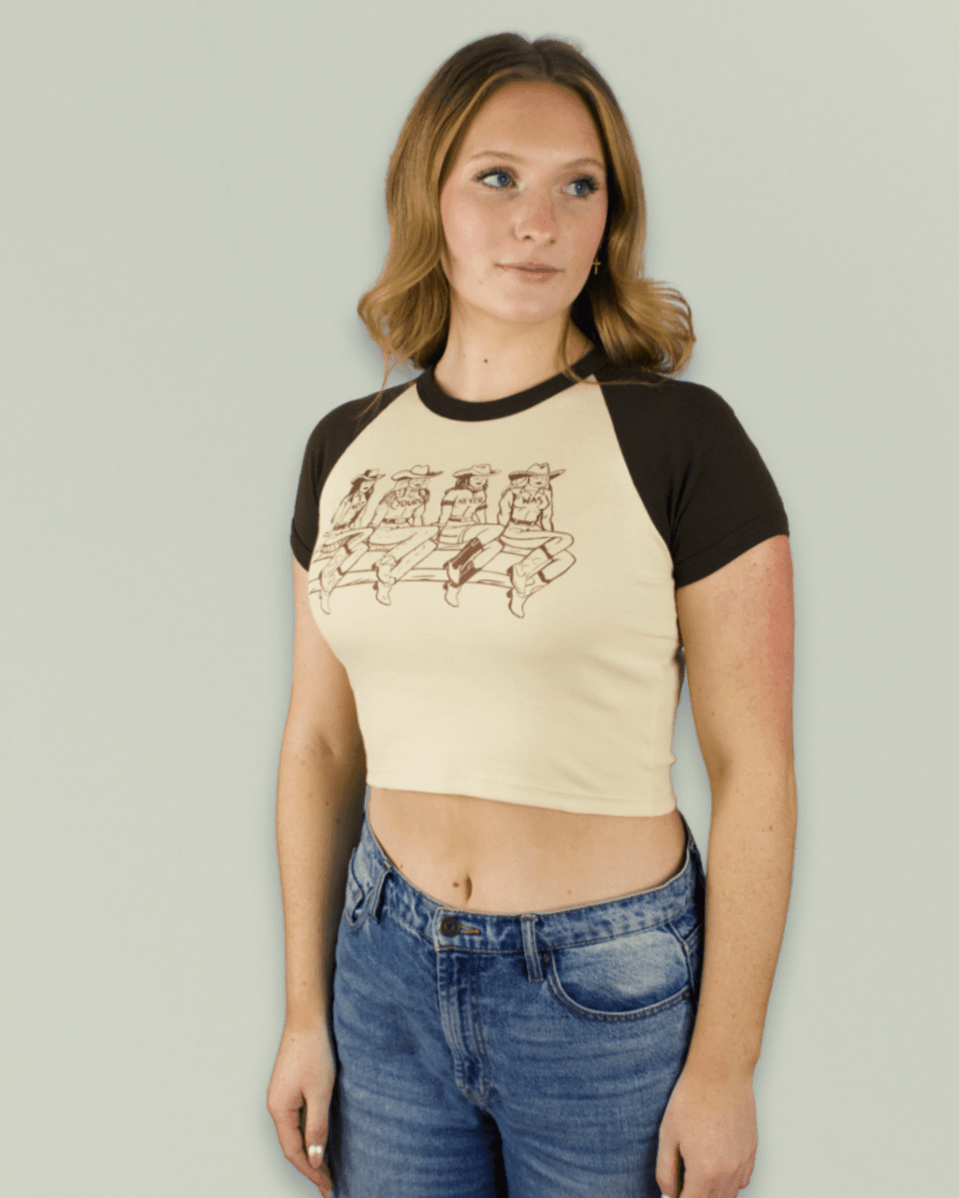 "Not Yours" Baby Tee - Intrigue Ink Visit Bozeman, Unique Shopping Boutique in Montana, Work from Home Clothes for Women