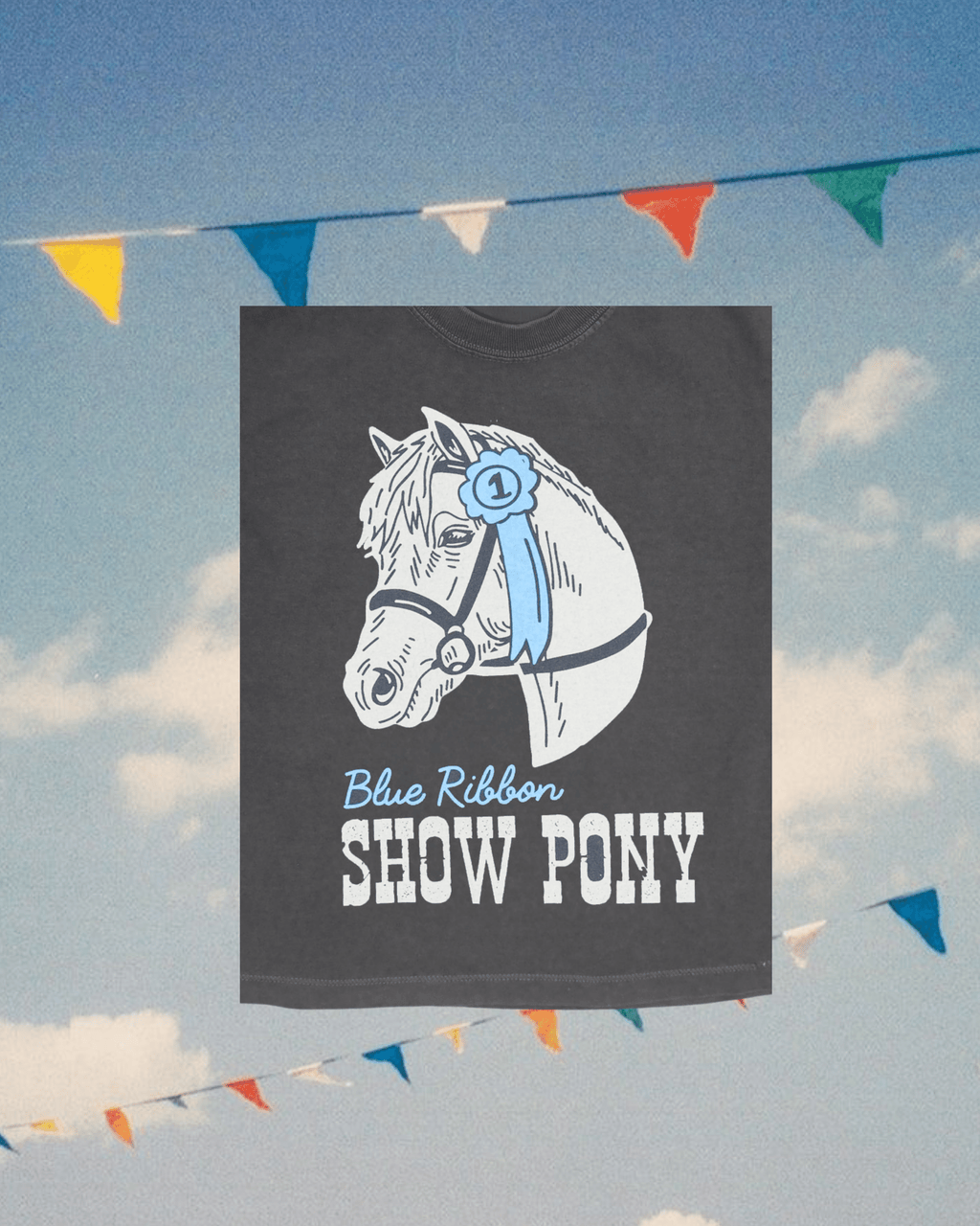 "Show Pony" Crop Tee - Intrigue Ink Visit Bozeman, Unique Shopping Boutique in Montana, Work from Home Clothes for Women