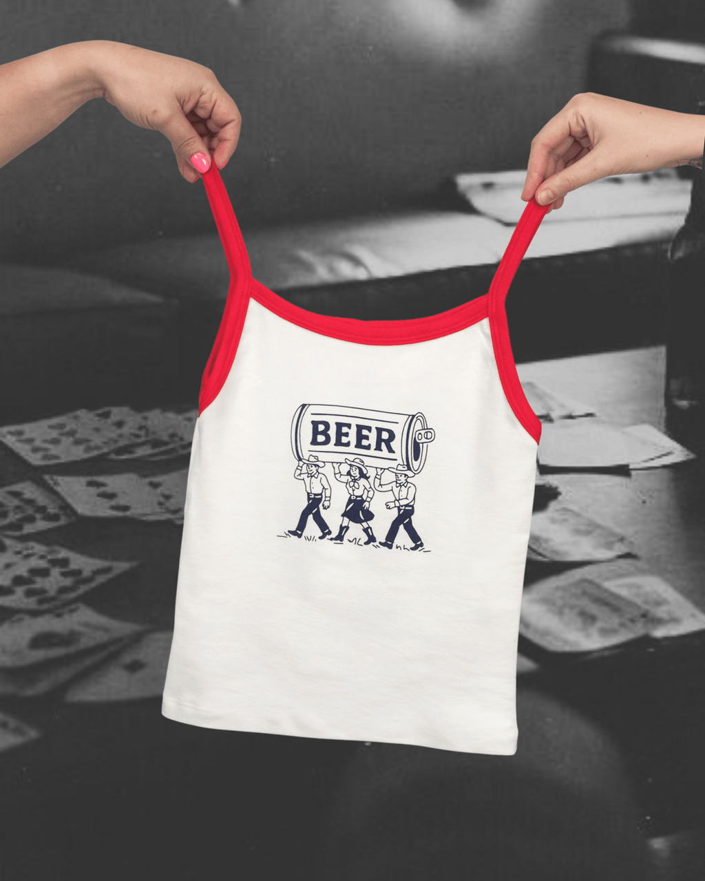 "Montana Beer" Tank - Intrigue Ink Visit Bozeman, Unique Shopping Boutique in Montana, Work from Home Clothes for Women