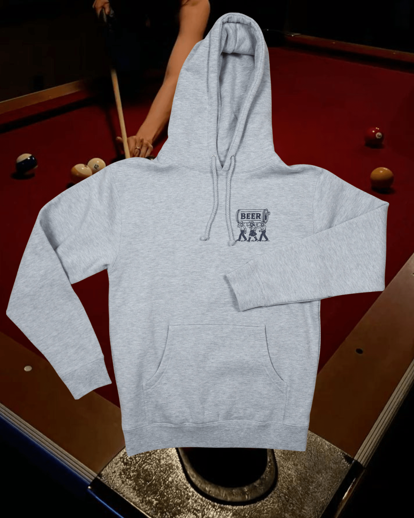 "Montana Beer" Hoodie - Intrigue Ink Visit Bozeman, Unique Shopping Boutique in Montana, Work from Home Clothes for Women