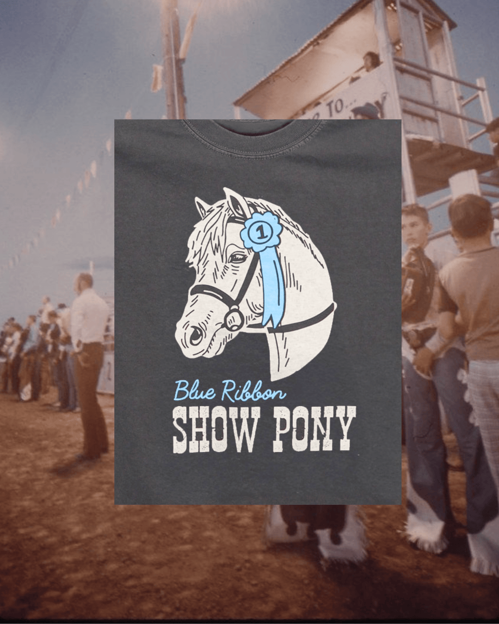 "Show Pony" Crop Tee - Intrigue Ink Visit Bozeman, Unique Shopping Boutique in Montana, Work from Home Clothes for Women