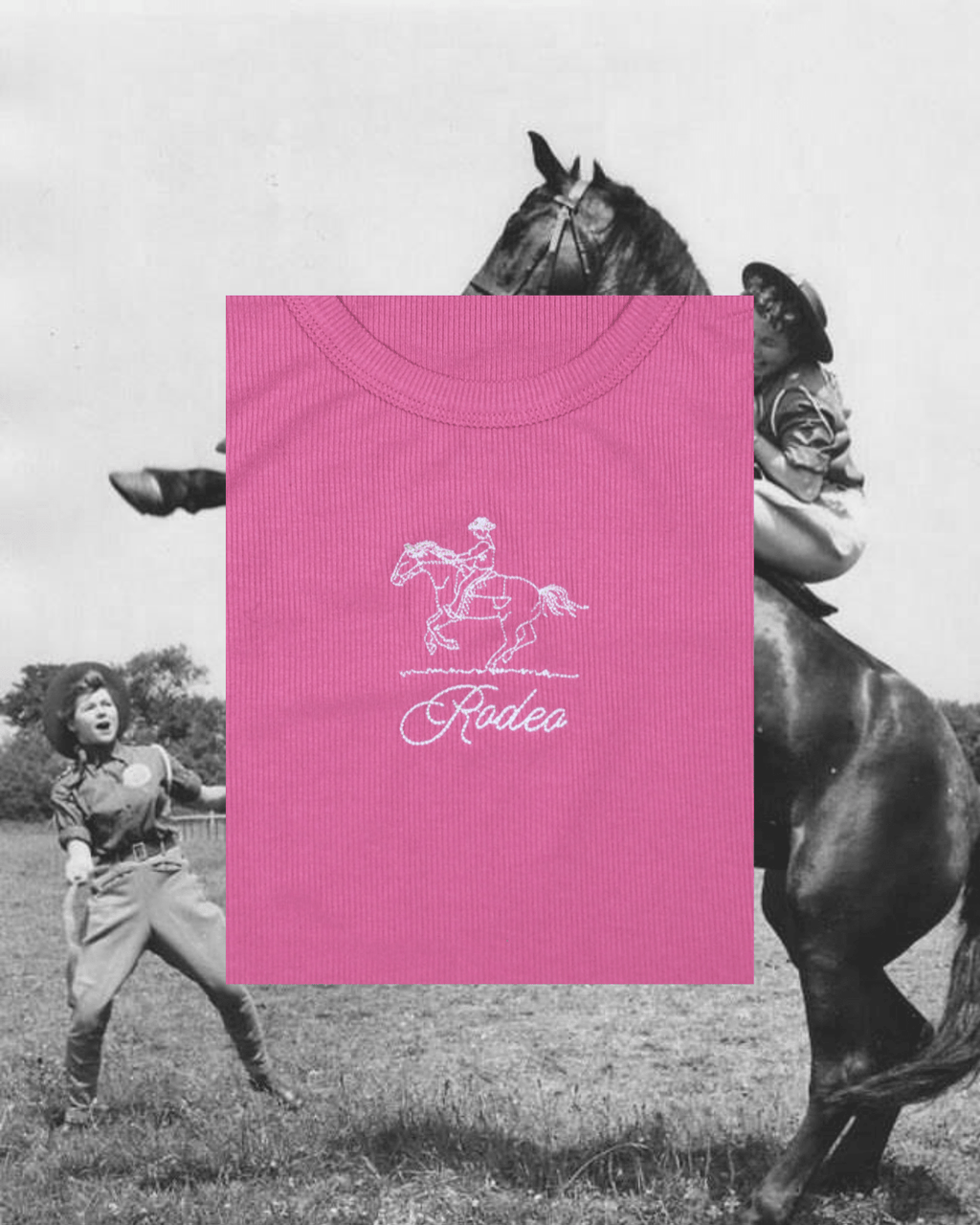 Pink Rodeo Tank - Intrigue Ink Visit Bozeman, Unique Shopping Boutique in Montana, Work from Home Clothes for Women