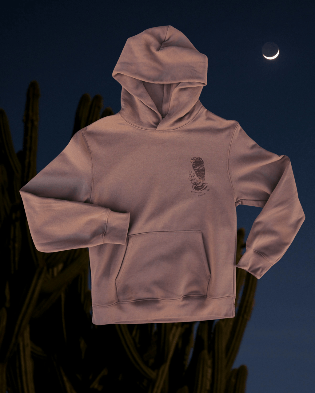 "Dead Man's Crown" Vintage Brown Hoodie - Intrigue Ink Visit Bozeman, Unique Shopping Boutique in Montana, Work from Home Clothes for Women