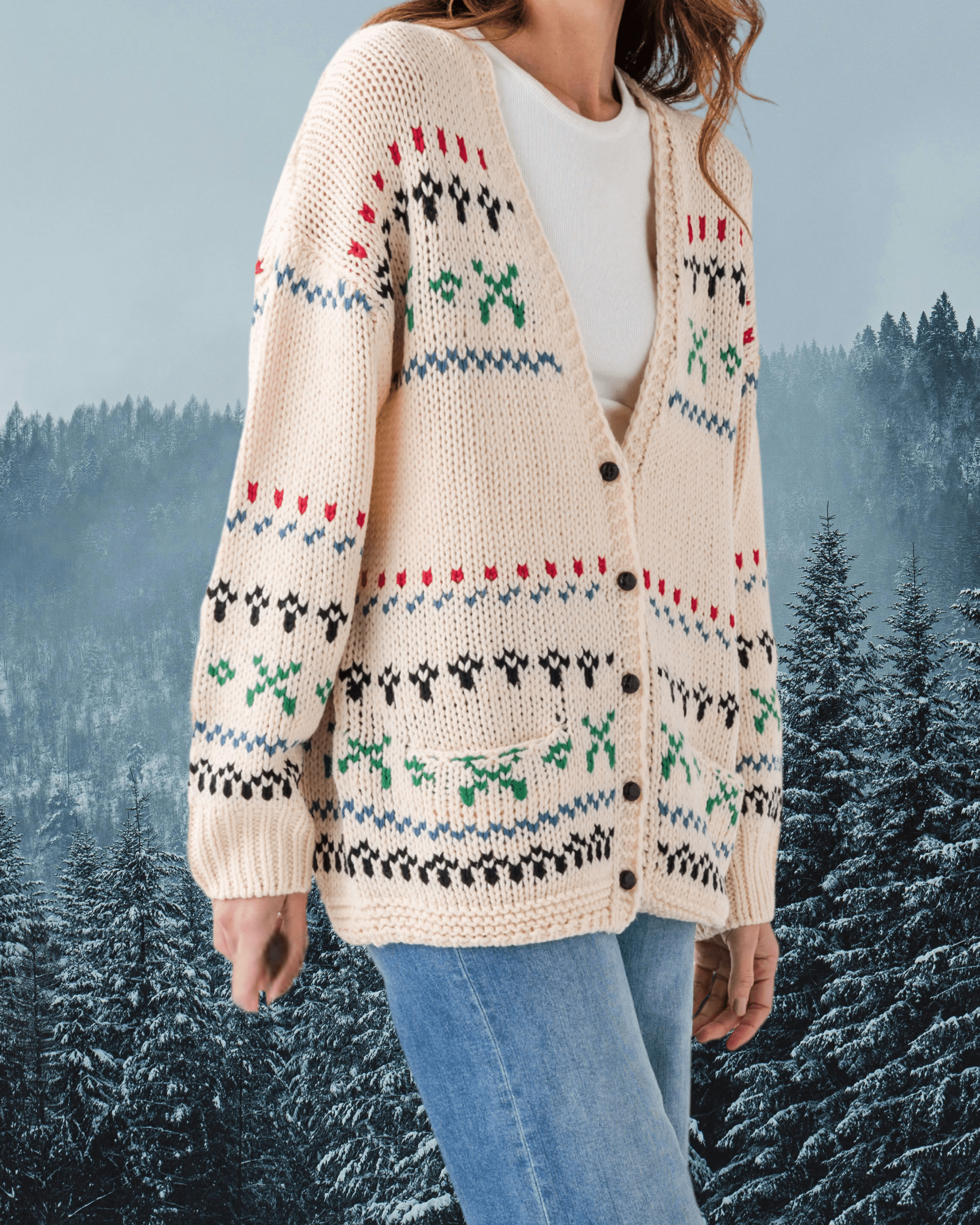 Chunky Knit Cardigan - Intrigue Ink Visit Bozeman, Unique Shopping Boutique in Montana, Work from Home Clothes for Women