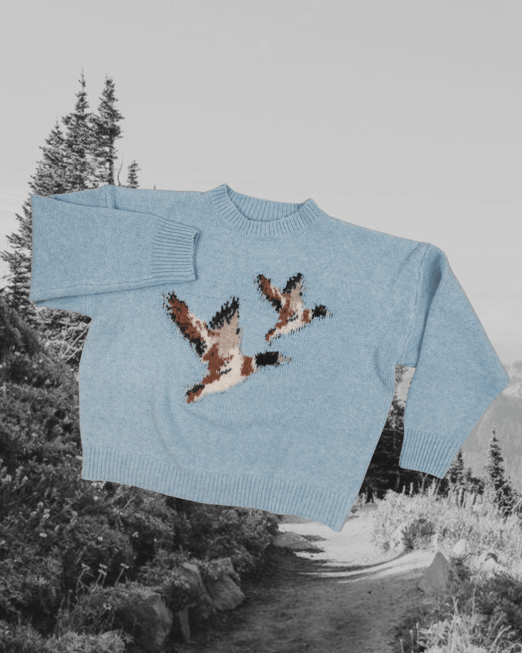 Mallard Sweater - Dusty Blue - Intrigue Ink Visit Bozeman, Unique Shopping Boutique in Montana, Work from Home Clothes for Women