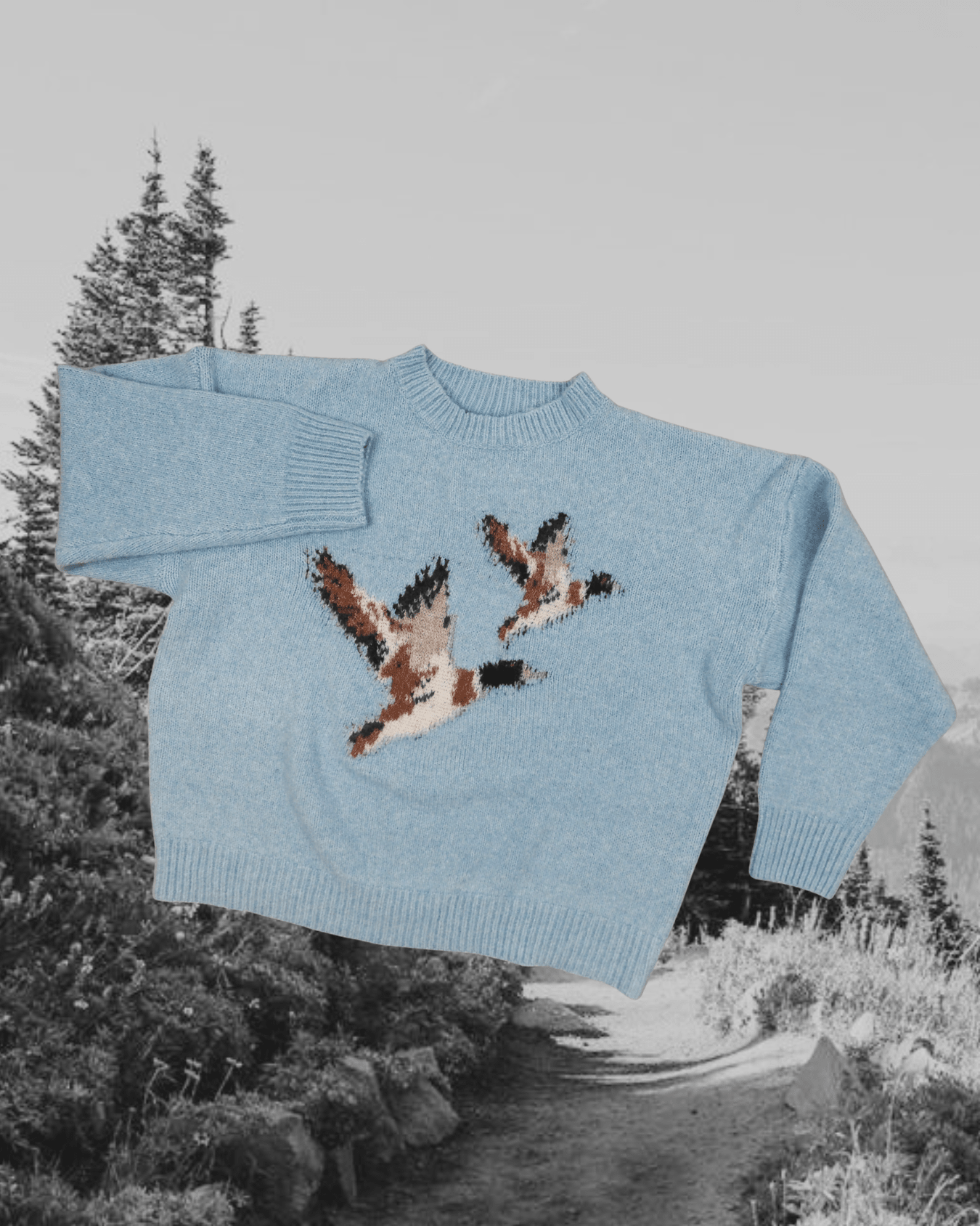Mallard Sweater - Dusty Blue - Intrigue Ink Visit Bozeman, Unique Shopping Boutique in Montana, Work from Home Clothes for Women