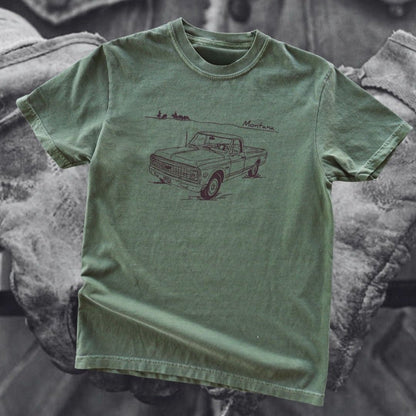 "Montana Chevy" Tee - Intrigue Ink Visit Bozeman, Unique Shopping Boutique in Montana, Work from Home Clothes for Women