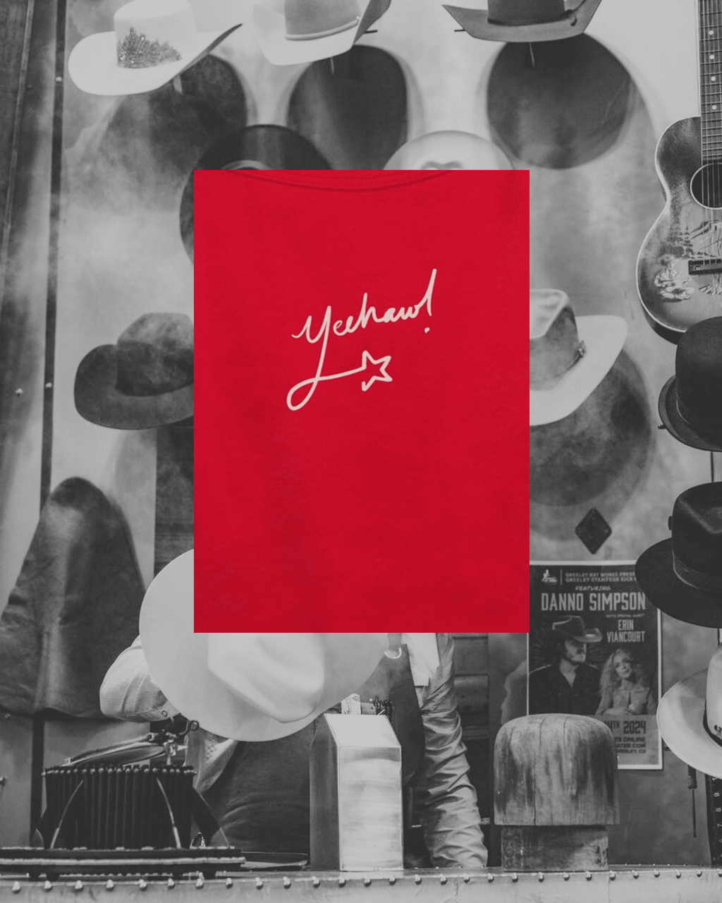 "Yeehaw" Tank - Intrigue Ink Visit Bozeman, Unique Shopping Boutique in Montana, Work from Home Clothes for Women