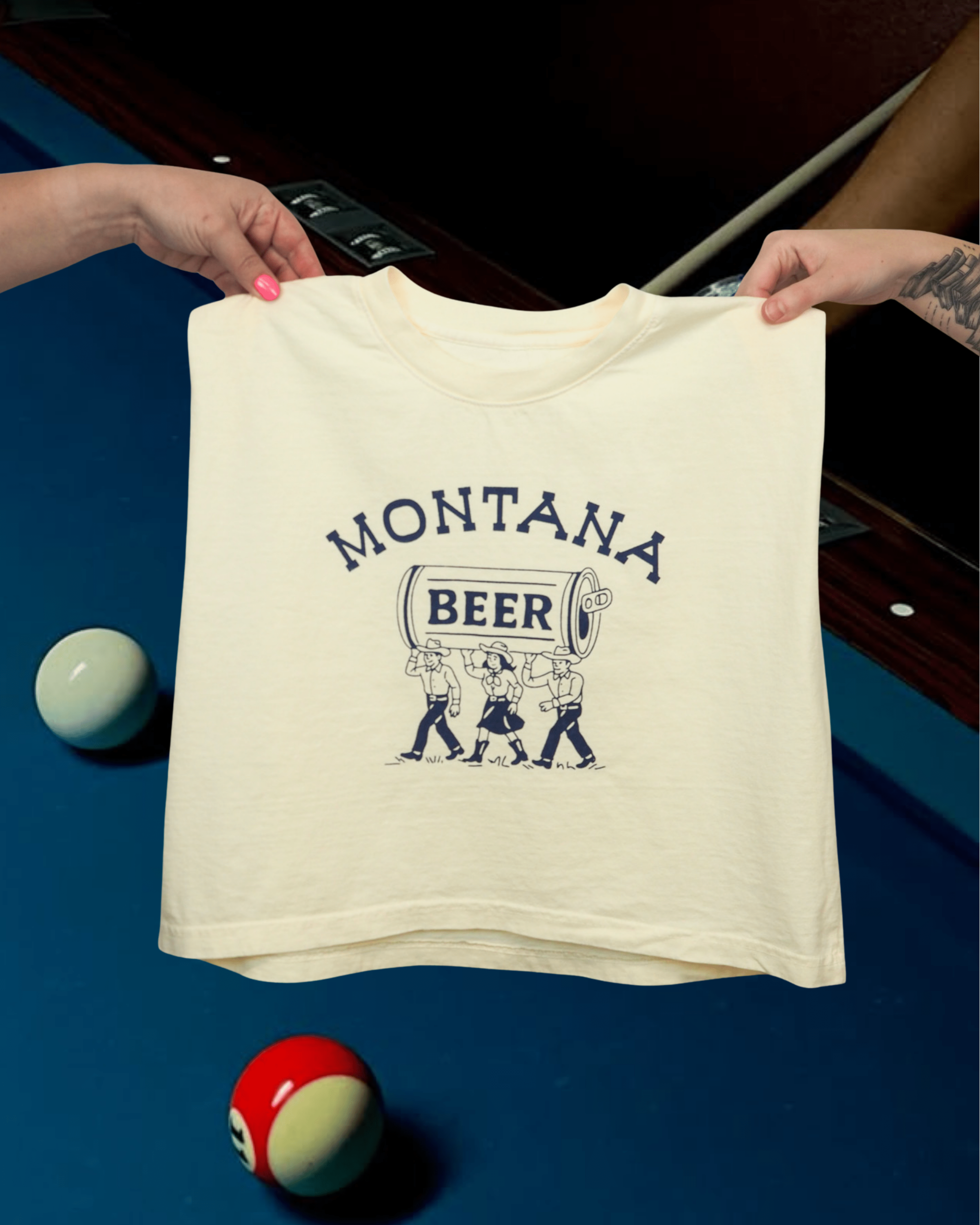 "Montana Beer" Muscle Tank - Intrigue Ink Visit Bozeman, Unique Shopping Boutique in Montana, Work from Home Clothes for Women
