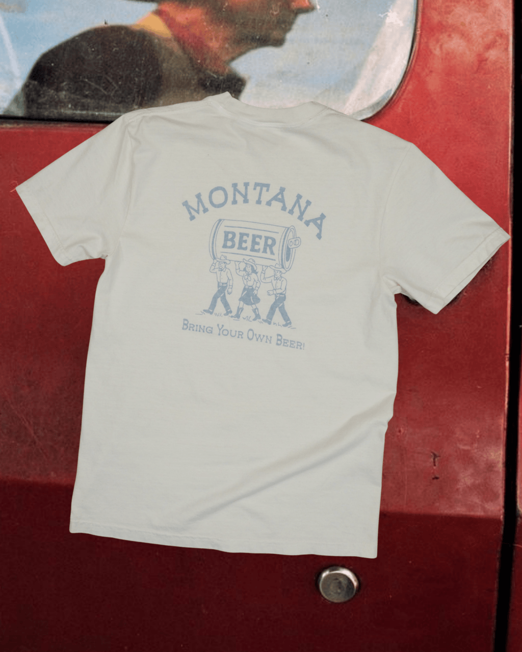 "Montana Beer" Tee - Intrigue Ink Visit Bozeman, Unique Shopping Boutique in Montana, Work from Home Clothes for Women