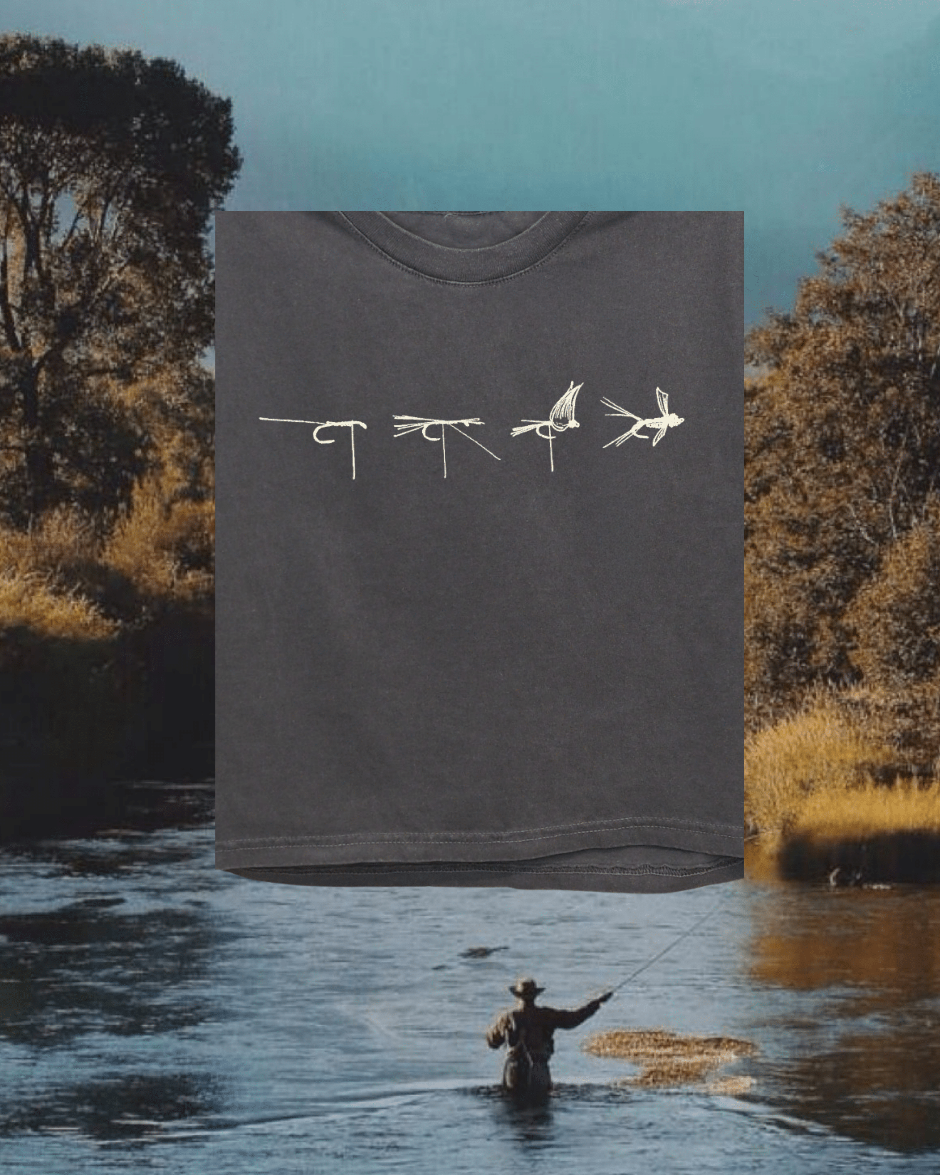 "Fly Tie" Muscle Tank - Intrigue Ink Visit Bozeman, Unique Shopping Boutique in Montana, Work from Home Clothes for Women