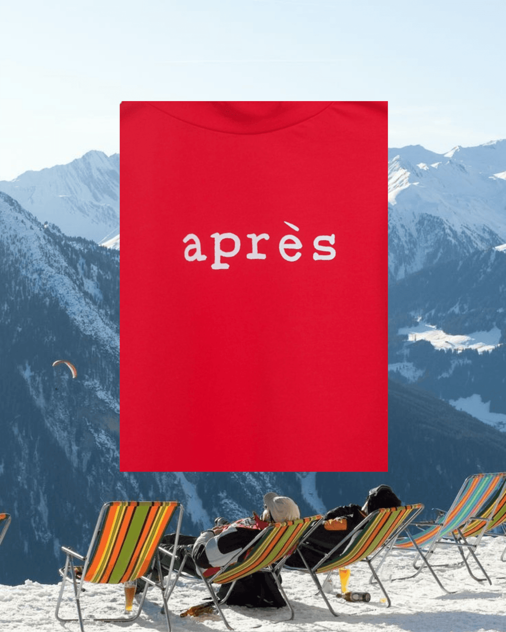 "Après" Red Turtleneck - Intrigue Ink Visit Bozeman, Unique Shopping Boutique in Montana, Work from Home Clothes for Women