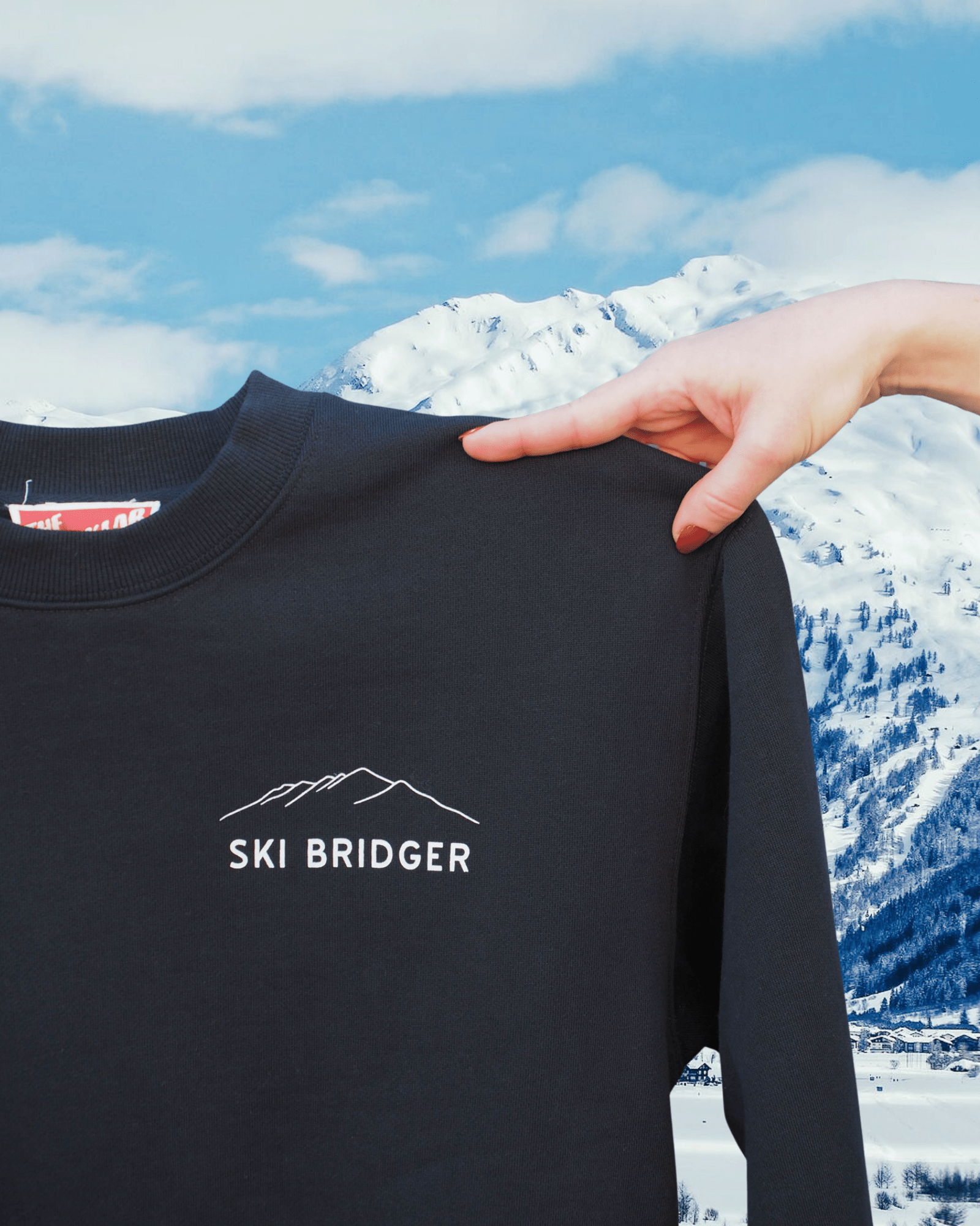 "Ski Bridger" Crop Pullover - Intrigue Ink Visit Bozeman, Unique Shopping Boutique in Montana, Work from Home Clothes for Women