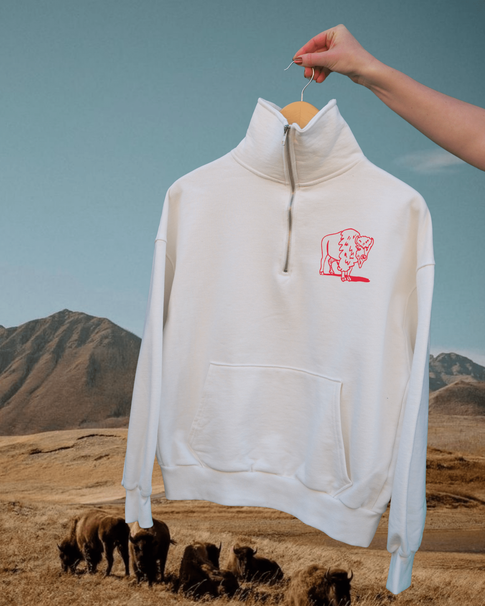 "Traffic Jam" Quarter Zip - Intrigue Ink Visit Bozeman, Unique Shopping Boutique in Montana, Work from Home Clothes for Women