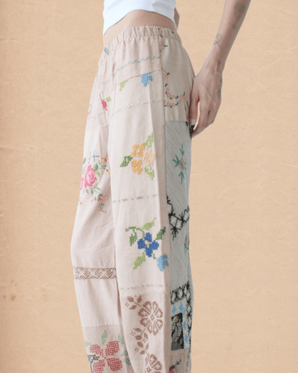 Embroidered Pants - Intrigue Ink Visit Bozeman, Unique Shopping Boutique in Montana, Work from Home Clothes for Women