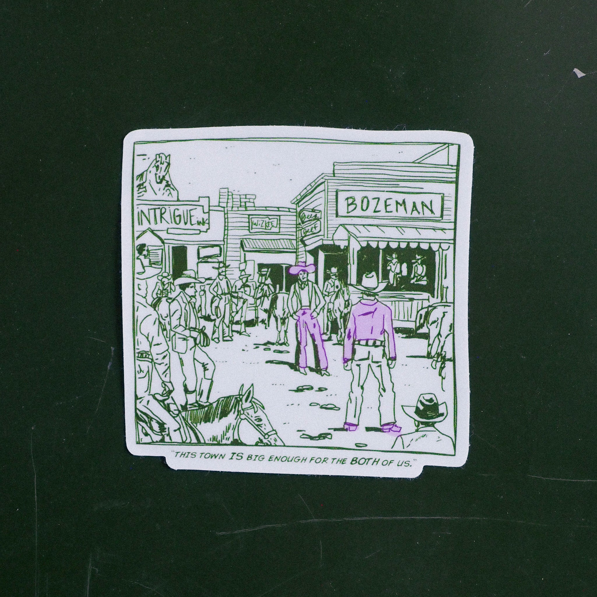 "Montana Standoff" Sticker