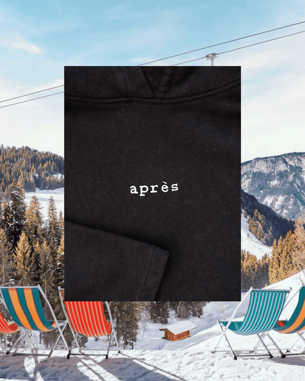 "Après" Oversized Hoodie - Intrigue Ink Visit Bozeman, Unique Shopping Boutique in Montana, Work from Home Clothes for Women