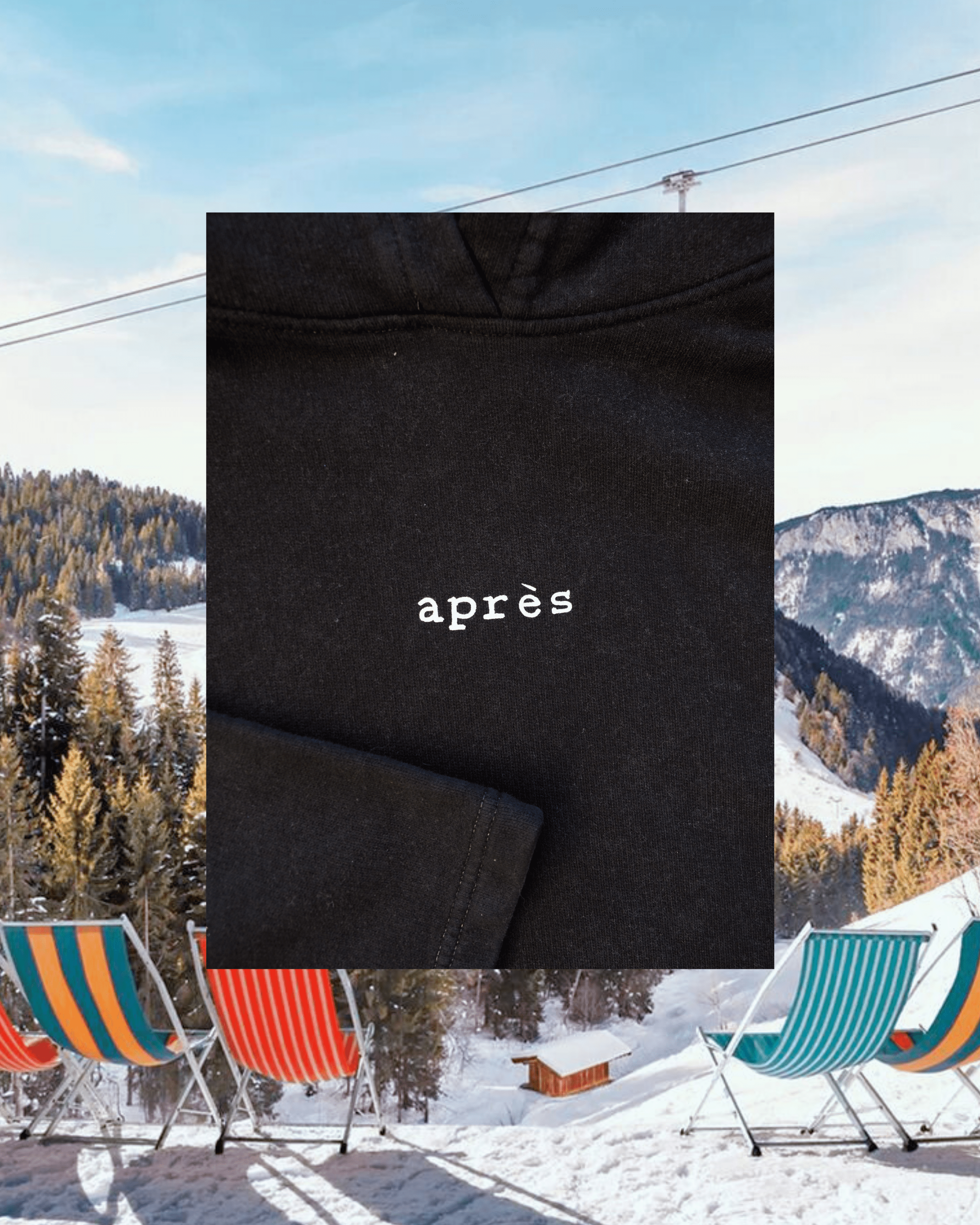"Après" Oversized Hoodie - Intrigue Ink Visit Bozeman, Unique Shopping Boutique in Montana, Work from Home Clothes for Women