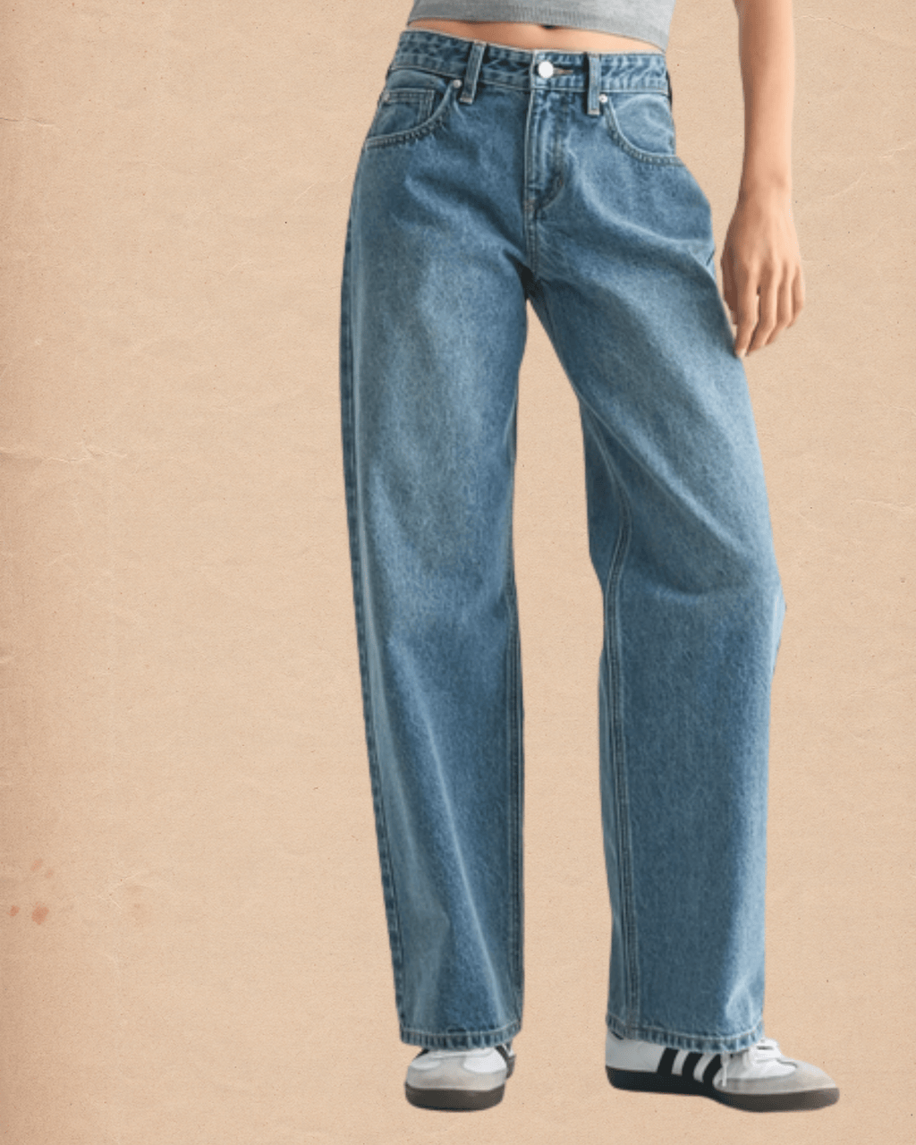 Baggy Wide Leg - Medium Denim - Intrigue Ink Visit Bozeman, Unique Shopping Boutique in Montana, Work from Home Clothes for Women