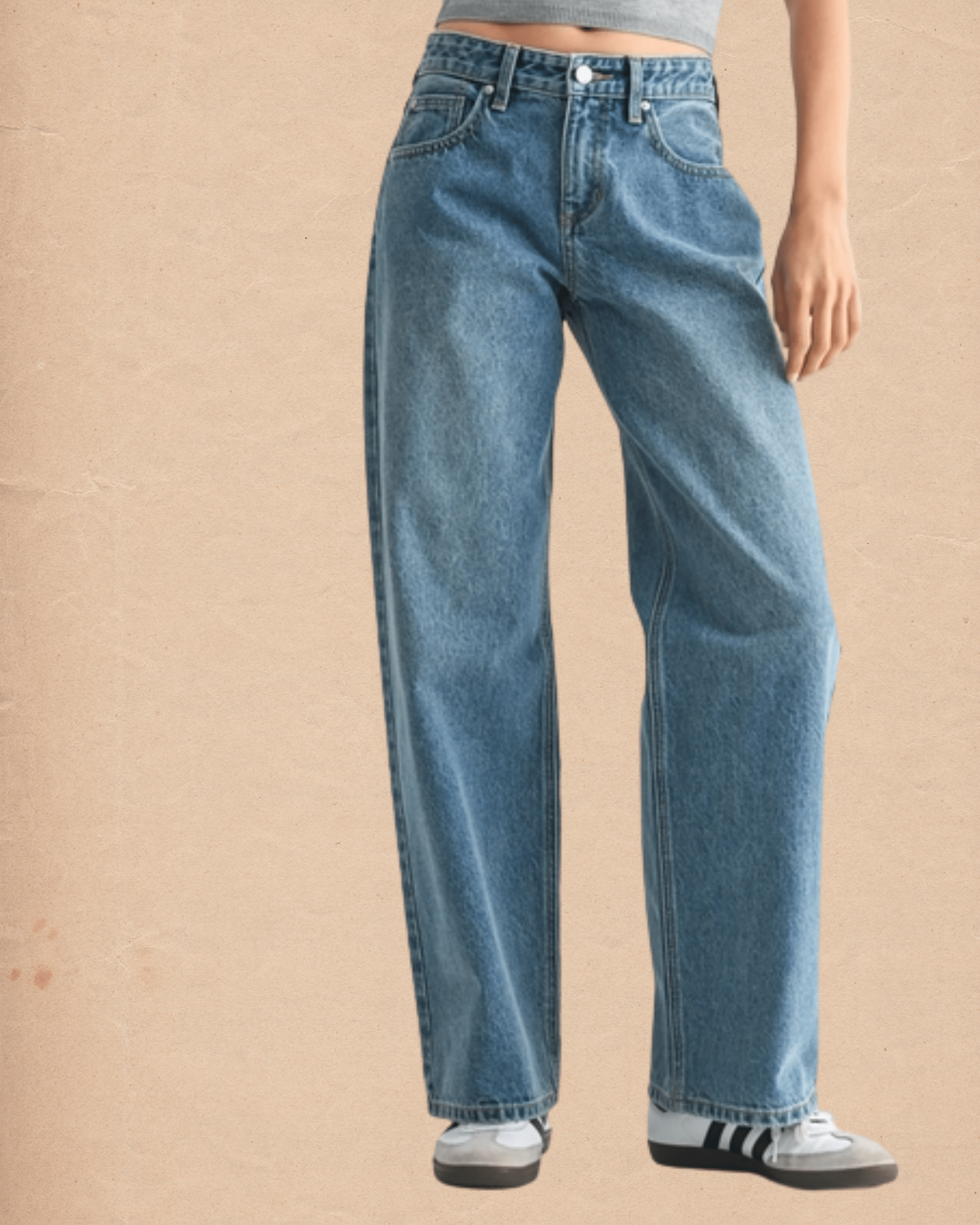 Baggy Wide Leg - Medium Denim - Intrigue Ink Visit Bozeman, Unique Shopping Boutique in Montana, Work from Home Clothes for Women