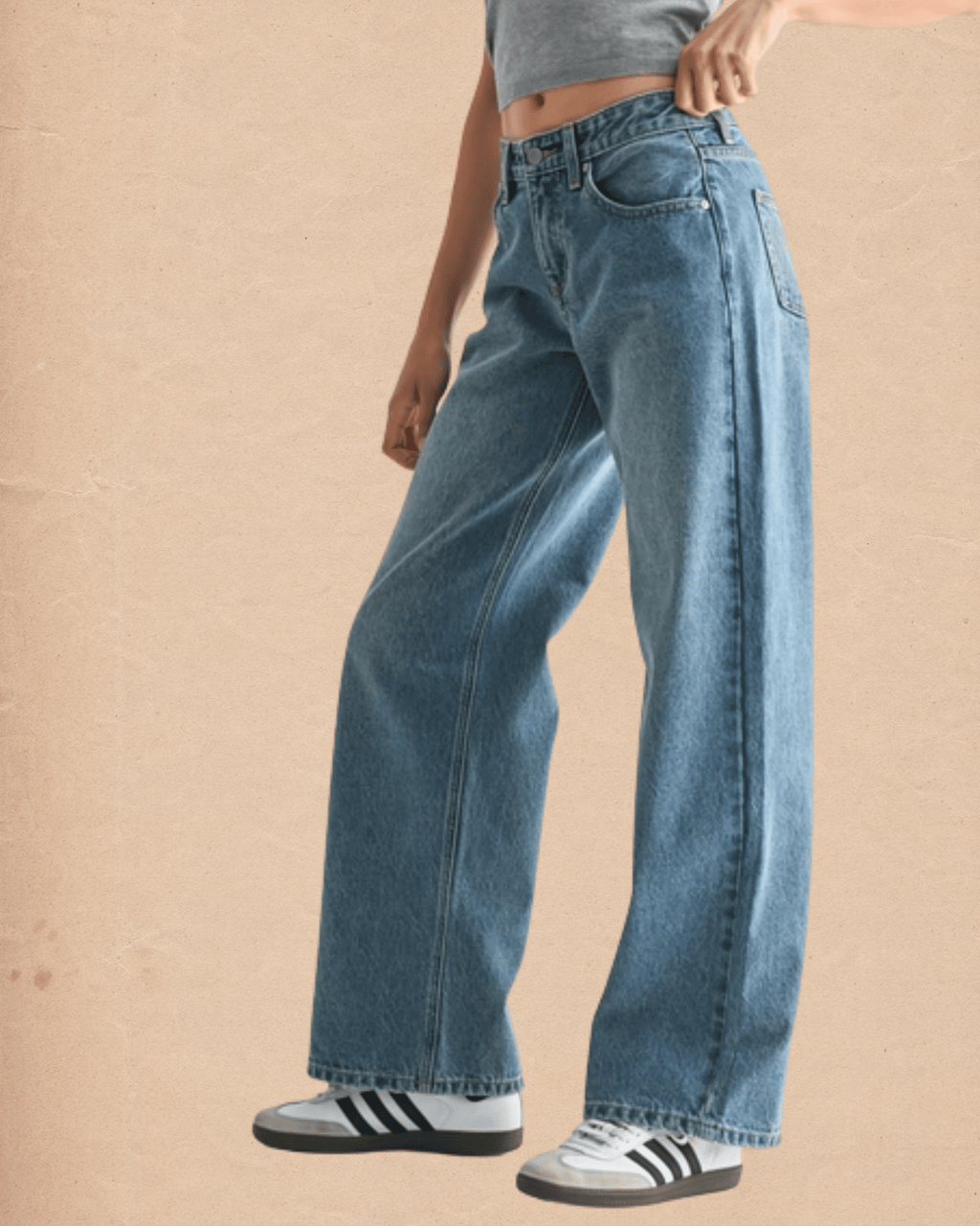 Baggy Wide Leg - Medium Denim - Intrigue Ink Visit Bozeman, Unique Shopping Boutique in Montana, Work from Home Clothes for Women