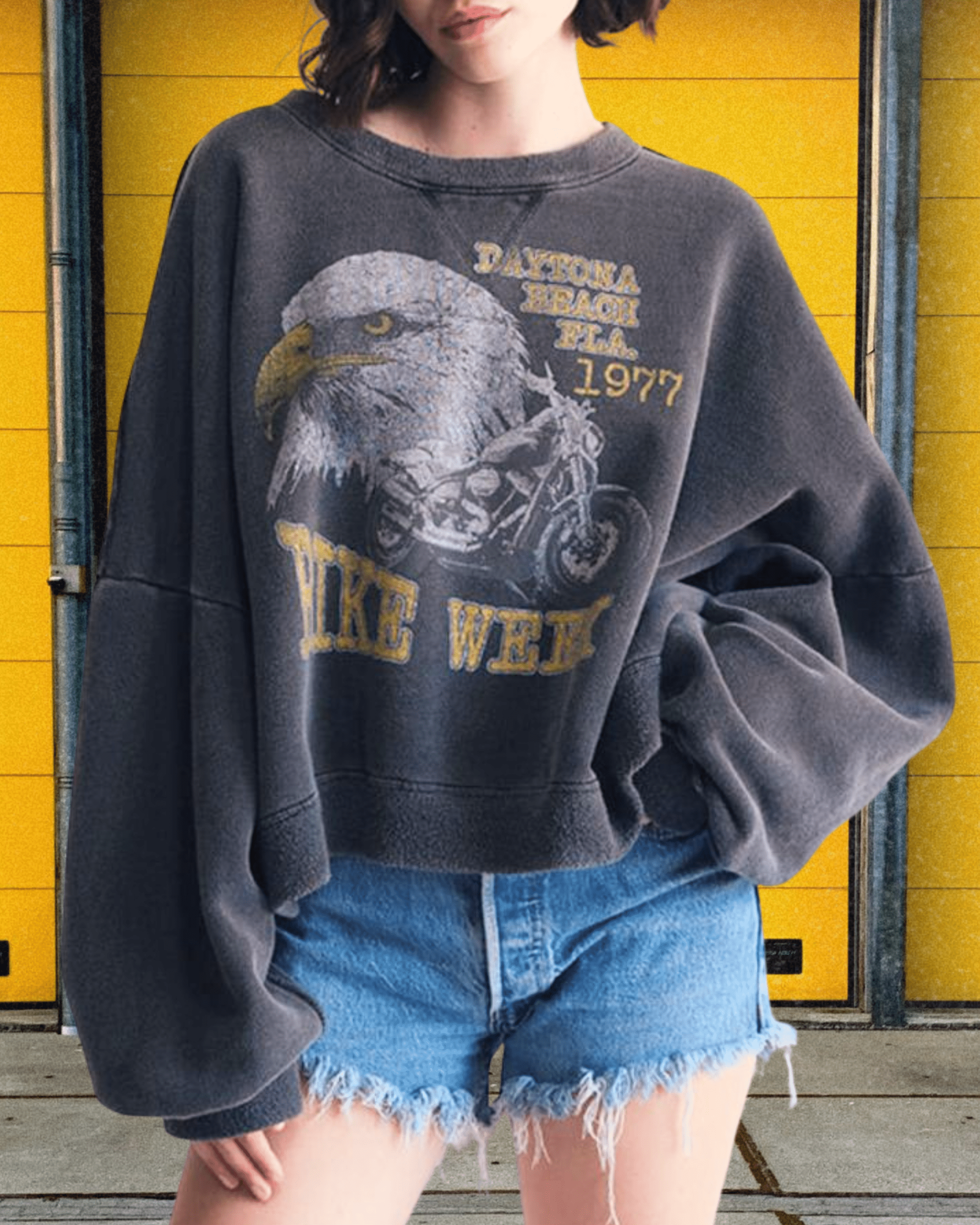 Daytona Sweatshirt - Intrigue Ink Visit Bozeman, Unique Shopping Boutique in Montana, Work from Home Clothes for Women