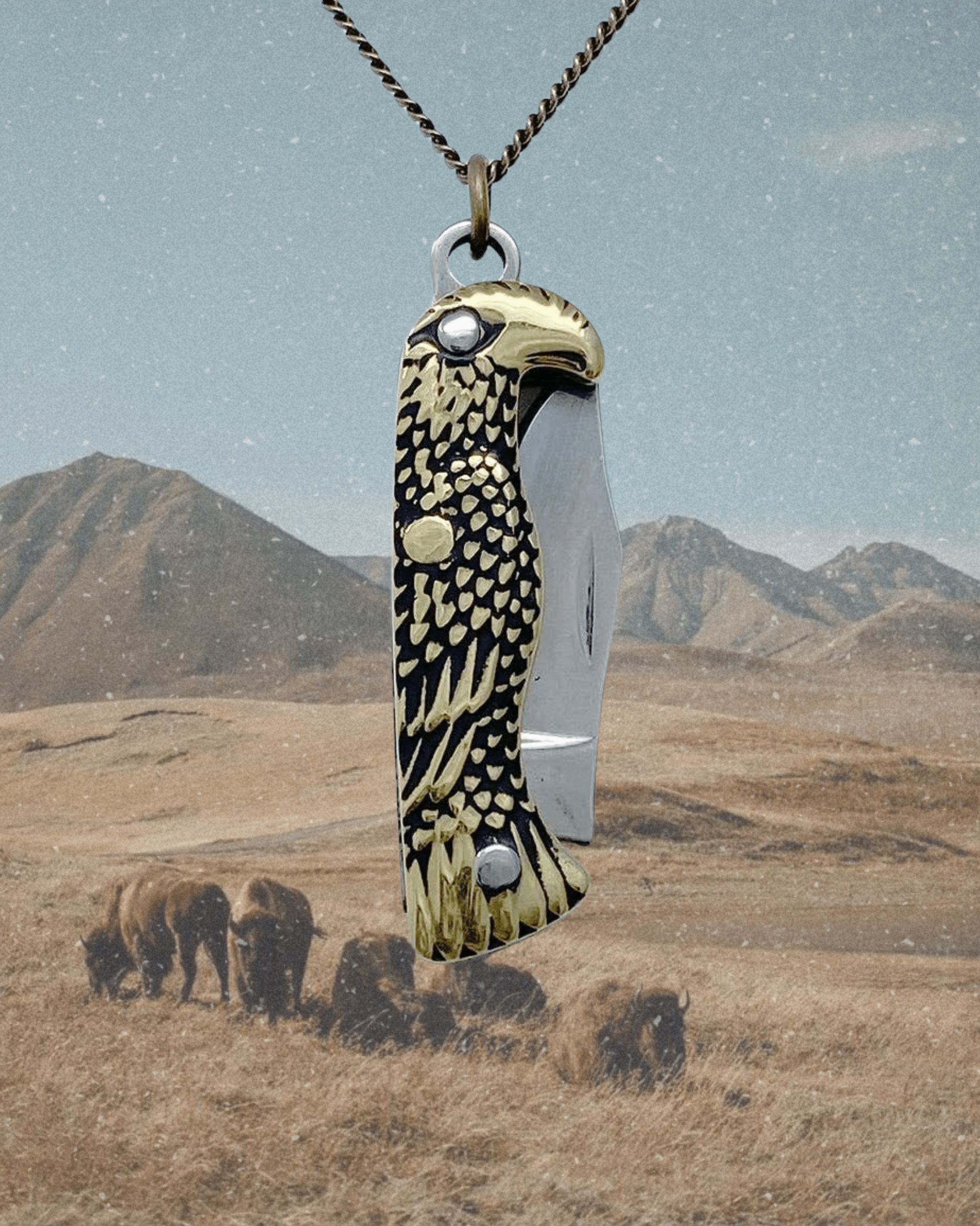 Bird Knife Necklace - Intrigue Ink Visit Bozeman, Unique Shopping Boutique in Montana, Work from Home Clothes for Women