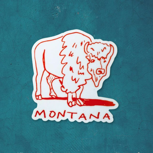 “Montana Traffic Jam” Sticker - Intrigue Ink Visit Bozeman, Unique Shopping Boutique in Montana, Work from Home Clothes for Women