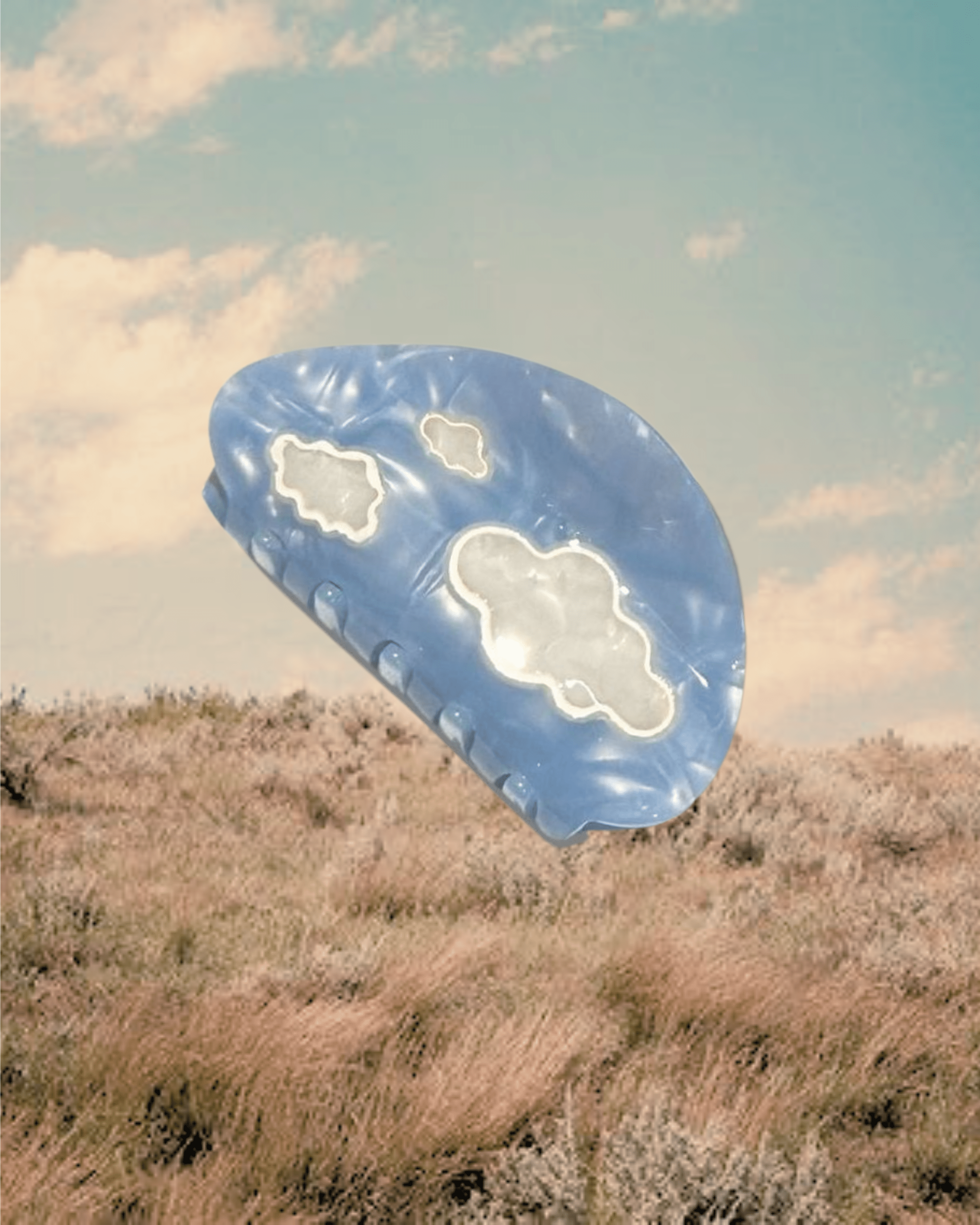 Blue Skies Cloud Claw Hair Clip Eco - Friendly - Intrigue Ink Visit Bozeman, Unique Shopping Boutique in Montana, Work from Home Clothes for Women