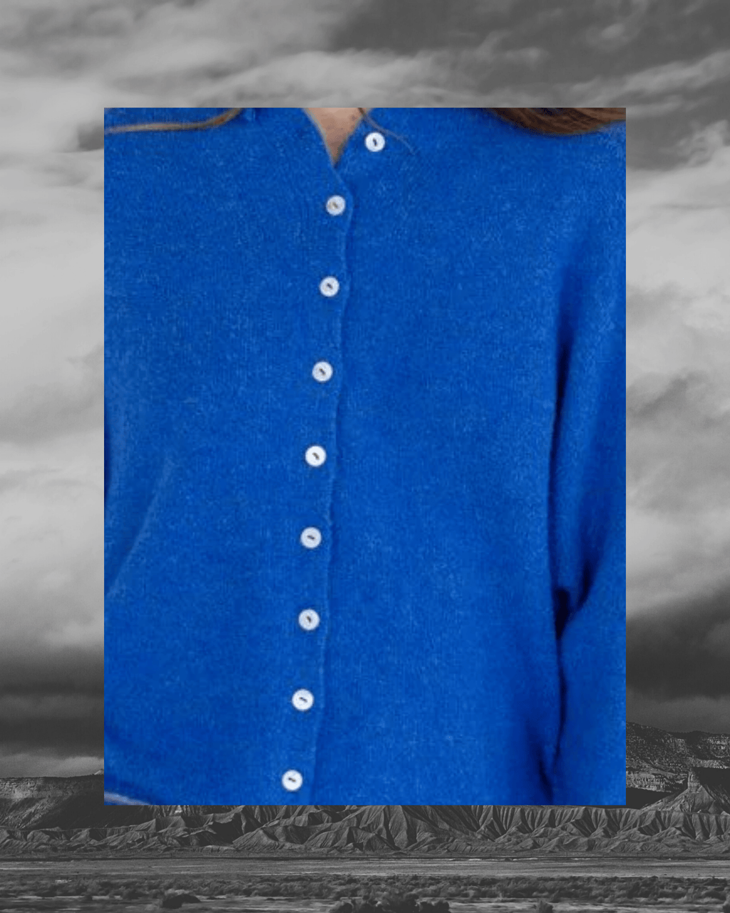 Button Up Cardigan - Blue - Intrigue Ink Visit Bozeman, Unique Shopping Boutique in Montana, Work from Home Clothes for Women