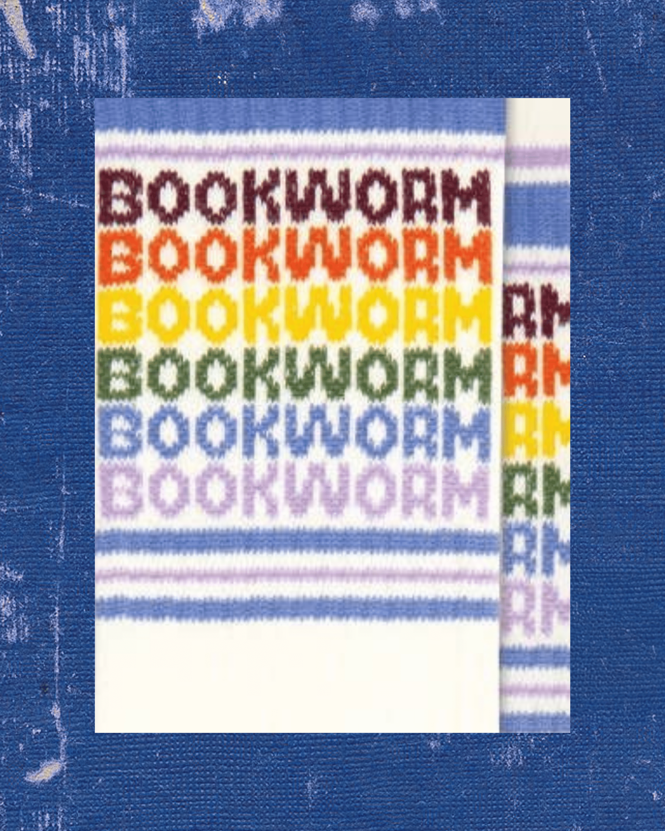 Bookworm - Vintage Rainbow Gym Crew Socks - Intrigue Ink Visit Bozeman, Unique Shopping Boutique in Montana, Work from Home Clothes for Women