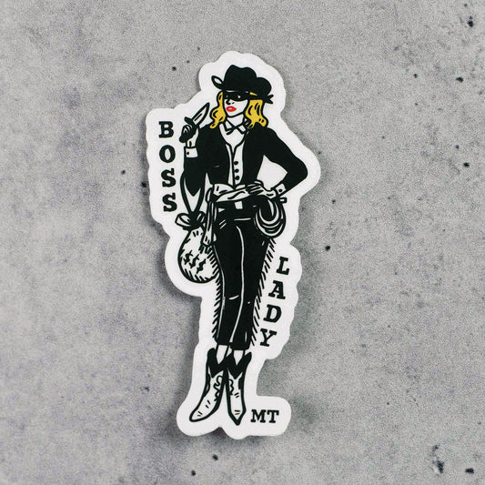 "Boss Lady" Sticker